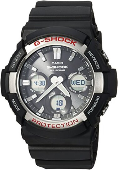 Casio Men's GAS-100-1ACR G Shock Analog-Digital Display Quartz Black Watch