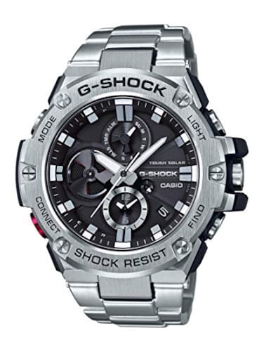 Casio Men&#39;s GST-B100D-1ACR G-Shock Analog Display Quartz Silver Watch