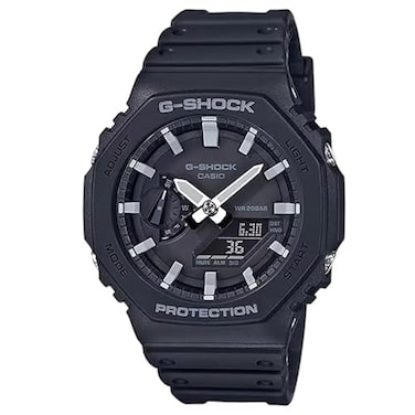 G-Shock Casio GA-2100 Series Analog-Digital Black Resin Watch 48.5mm - GA2100-1A