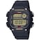 Casio 10 Year Battery Quartz Watch with Resin Strap, Black, 27.2 (Model: DW-291H-9AVCF)