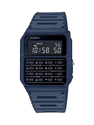 Casio Data Bank Vintage Style Calculator Stop Watch CA53WF-2B