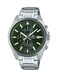 Casio Edifice Men's Stainless Steel Chronograph Date Indicator 43.8mm Watch EFV-610D-3CV