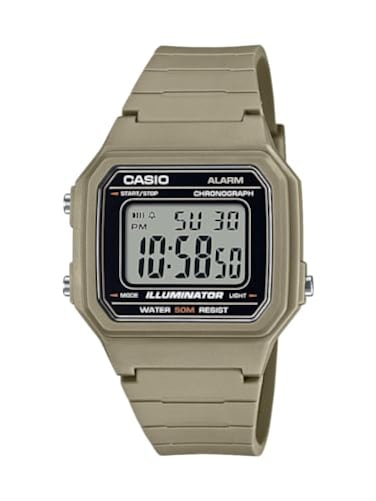 Casio Illuminator Alarm Chronograph Digital Watch 50M Water Resistant W217H-5AV