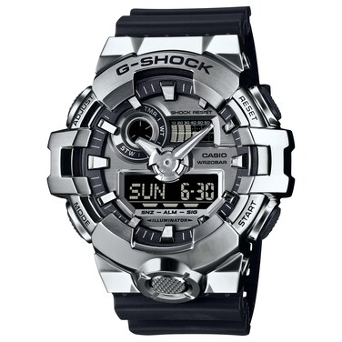 Casio G-Shock G-Steel Silver Analog Digital Mens Watch GM700-1A