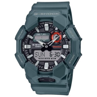 Casio G-Shock Analog-Digital Green Resin Watch 10 Year Battery GA010-2A