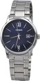 Casio MTP-V002D-2B3 Men's Standard Analog Stainless Steel Date Roman Blue Dial Watch