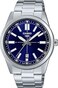 Casio MTP-VD02D-2E Men's Stainless Steel Blue Dial 3-Hand Analog Sporty Watch