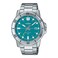 Casio MTP-VD01D-3E2V Men&#39;s Enticer Stainless Steel Jade Green Dial Casual Analog Sporty Watch