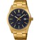 Casio Men's Watch - MTP-VD02B-1EUDF Black Dial, Gold/Black, Bracelet