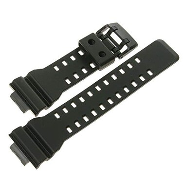 Casio 10536683 Genuine Factory Replacement Black Rubber Watch Band fits GA-700-1A GA-700-1B