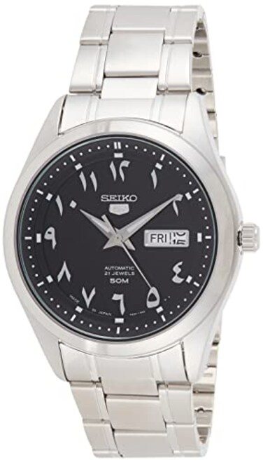 SEIKO 5 Automatic Black Arabic Dial Men's Watch SNKP21J1