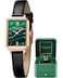 Lola Rose Dainty Women's Wrist Watch: Green Malachite Dial, Wrapped by Stylish Gift Box, Elegant Present for Ladies and Loved Ones