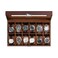 ProCase Watch Box Organizer for Men, 12 Slot Watch Display Case With Glass Lid, PU Leather Watch Storage Mens Watch Case, Watch Holder Organizer for Men Women -12 Slot, Brown