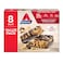 Atkins Chocolate Chip Granola Protein Meal Bar, High Fiber, 17g Protein, 1g Sugar, 3g Net Carbs, Meal Replacement, Keto Friendly, 8 Count