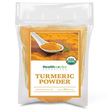 Healthworks Turmeric Powder (32 Ounces / 2 Pounds)   Ground Raw Organic   Curcumin &amp; Antioxidants   Keto, Paleo, Vegan, Non-GMO