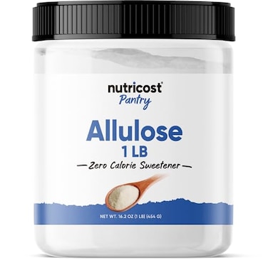 Nutricost Allulose Sweetener (1 LB) - KETO Sugar, 0 Calorie, Low Carb, Natural Sugar Alternative, Crystalline Powder