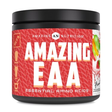 Amazing EAA Essential Amino Acids   8 Grams EAA's Per Serving   30 Servings   330 Grams Powder Supplement   Made in USA (Natural Fruit Punch)