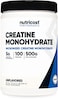 Nutricost Creatine Monohydrate Micronized Powder 500G, 5000mg Per Serv (5g) - 100 Servings, 17.9 Oz