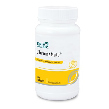 Klaire Labs Chromemate - Chromemate Chromium Polynicotinate 200mcg Supplement - Bioavailable Form of Chromium with Niacin - Hypoallergenic (100 Tablets)