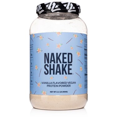 Naked Shake - Vanilla Protein Powder - Plant Based Protein Shake with Mct Oil, Gluten-Free, Soy-Free, No Gmos Or Artificial Sweeteners - 30 Servings