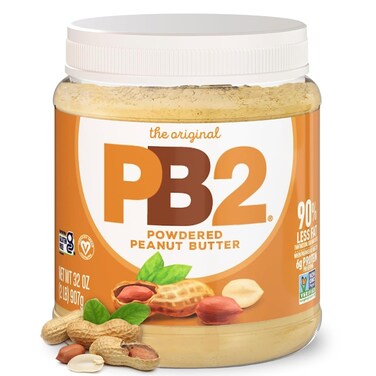 PB2 Powdered Peanut Butter Powder   Certified Gluten Free, Low-Carb, Keto Diet Friendly   Original Flavor with 6G of Protein, 90% Less Fat, 60 Calories Per Serving   Easy Mix for Healthy, Fit Diet
