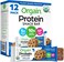 Orgain Organic Vegan Protein Bars, Chocolate Chip Cookie Dough - 10g Plant Based Protein, Low Calorie Healthy Snacks, No Lactose or Soy Ingredients, Gluten Free, Non-GMO - 1.41 Oz (Pack of 12)
