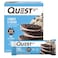 Quest Nutrition Cookies &amp; Cream Protein Bars, 21g Protein, 4g Net Carbs, 1g Sugar, Gluten Free, Keto Friendly, 4 Count