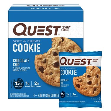Quest Nutrition Protein Cookie, Chocolate Chip, 4 Count