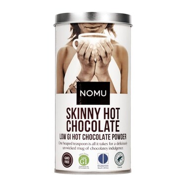 NOMU Skinny 60% Cocoa Hot Chocolate (33 servings)   20 Calories only, Keto Diet Drink, Low GI, High Protein