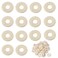 Jiayouy Pcak of 40 Trumpet Valve Felt Washers Cushion Trumpet Top Cap Felt Pads Trumpet Replacement Accessory