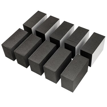 Musiclily Pro 40x27x17mm Bass Pickup Height Foam Self-Adhesive EVA Foam for P-Bass Pickup, Black (Set of 10)
