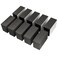 Musiclily Pro 40x27x17mm Bass Pickup Height Foam Self-Adhesive EVA Foam for P-Bass Pickup, Black (Set of 10)