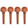 4pcs Accessories for Violin Jujube Wooden Axes Jujube Wooden Turning Peg Replacement Parts Ebony Bamboo