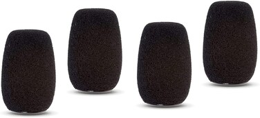 Shure ACVG4WS-B Black Foam Windscreen for Centraverse Gooseneck Condenser Microphones (Contains Four)