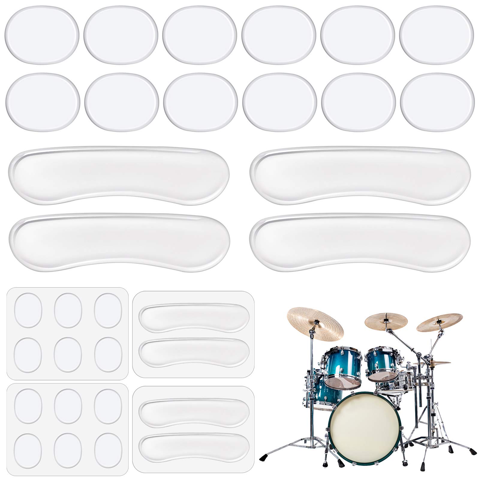 Mikimiqi Mikimiqi Drum Dampeners Gel Pads