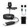 KMAG USB Lavalier Microphone, Lapel Microphone for Computer, USB-C Clip On Mic for YouTube, Recording, Podcasting, Gaming, Interview Omnidirectional Condenser Mic for PC, Laptop, Mac, Smartphone