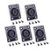 Exceart 5pcs Jackplate for Electric Guitar De Plaque De Sortie De Jack Prise Jack Metal Guitar Jack for Electric Guitar Jack Socket Guitars Jack Output Plate Guitar Bass Quartet