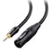Cable Matters 3.5mm to XLR Cable 6 ft, Male to Male XLR to 1/8 Inch Cable, XLR to 3.5mm Cable, Compatible with iPod, MP3 Player, Laptop, Voice Recorder and More - 6 Feet