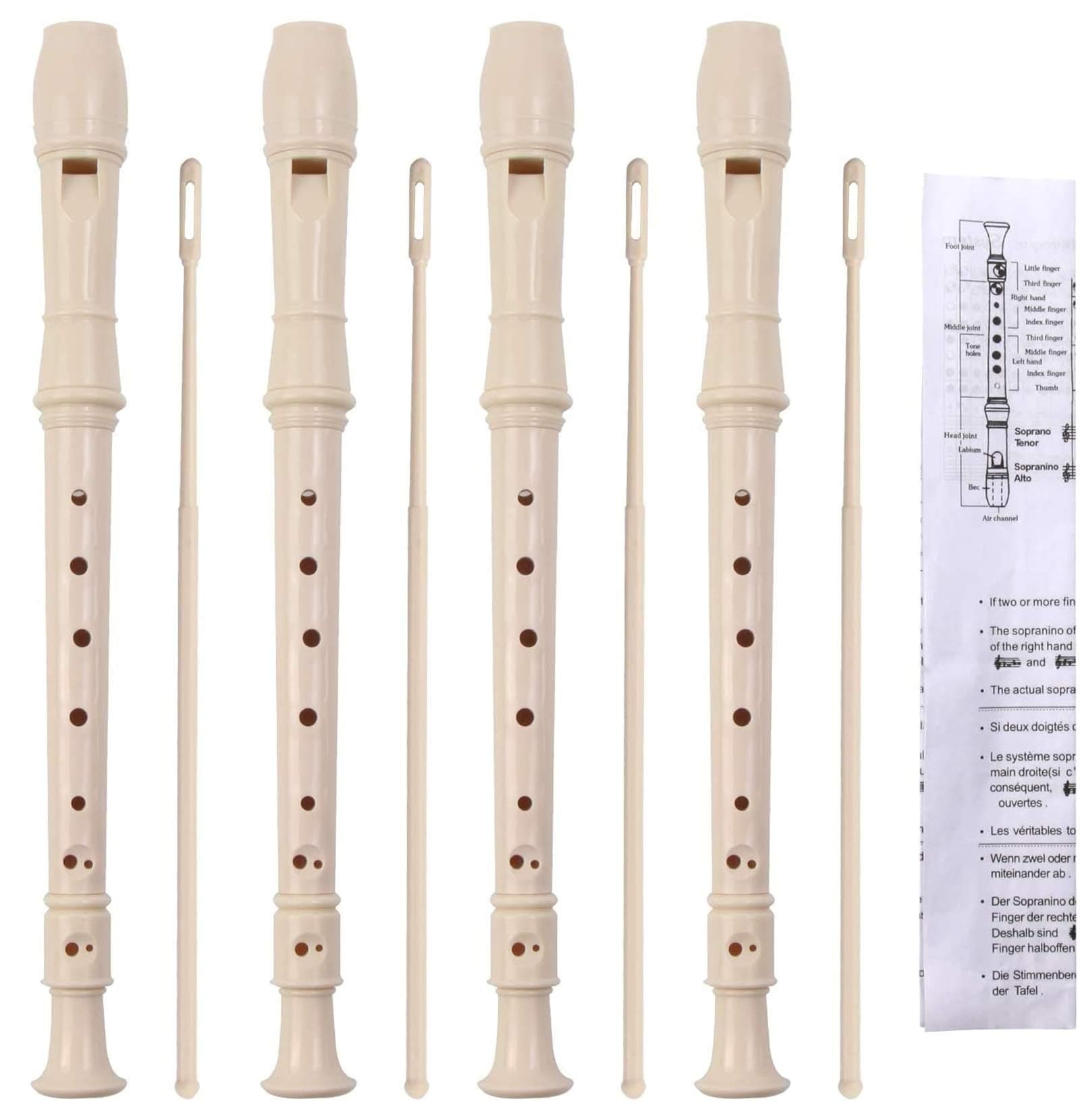 سانيكس Sannix 8 Hole German Style Soprano Recorder