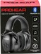 PROHEAR 037 Bluetooth 5.3 Hearing Protection Headphones with Rechargeable 1500mAh Battery, 30dB SNR Safety Noise Reduction Ear Muffs 120H Playtime for Mowing, Workshops, Snowblowing - Black