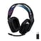 Logitech G535 Lightspeed Wireless Gaming Headset - Lightweight on-ear headphones, flip to mute mic, stereo, compatible with PC, PS4, PS5, USB rechargeable - Black