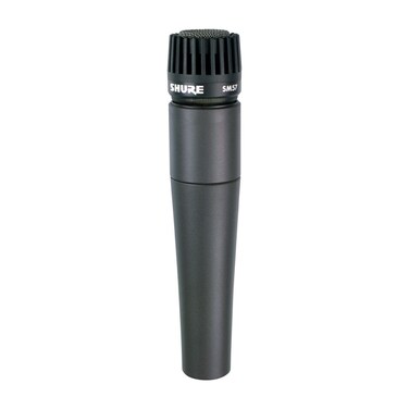 Shure SM57 Pro XLR Dynamic Microphone - Professional Studio &amp; Live Performance Cardioid Mic for Instruments, Recording for Drums, Percussion, &amp; Instrument Amplifier Miking (SM57-LC)