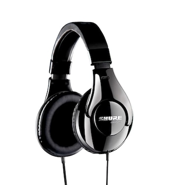 Shure SRH240A Professional Quality Headphones - for Home Recording &amp; Everyday Listening, 40mm Neodymium Dynamic Drivers for Full Bass and Detailed Highs, Threaded 1/4 (6.3 mm) Nickel-Plated Adapter