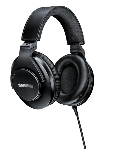 Shure SRH440A Over-Ear Wired Headphones for Monitoring &amp; Recording, Professional Studio Grade, Enhanced Frequency Response, Work with All Audio Devices, Adjustable &amp; Collapsible Design - 2022 Version
