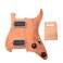 Exceart Loaded Prewired Humbucker Pickguard Pickups Set with Pickups Cover for 3Ply Electric Guitar Parts Accessories Bronze