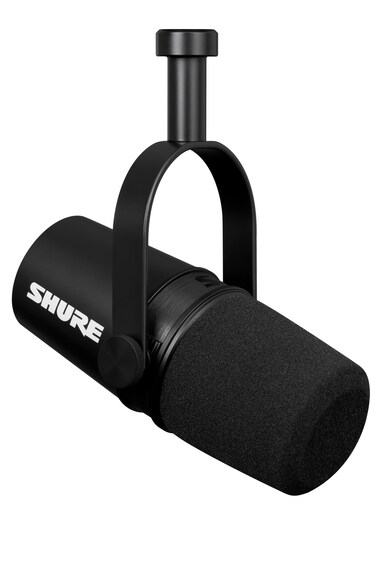 Shure MV7X Microphone - XLR Only Pro Quality Dynamic Mic for Podcasting &amp; Vocal Recording, Voice-Isolating Technology, All Metal Construction, Mic Stand Compatible, Optimized Frequency - Black