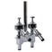 Double Drum Set Clamp Bracket Holder Mount Stand for Tom Drum Jazz Drum Drum Accessory Instrument Room Supplies Silver