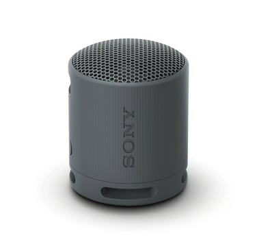 Sony SRS-XB100 Wireless Bluetooth Portable Lightweight Super-Compact Travel Speaker, Durable IP67 Waterproof &amp; Dustproof Shower Speaker, 16 Hour Battery, Versatile Strap, &amp; Hands-free Calling, Black