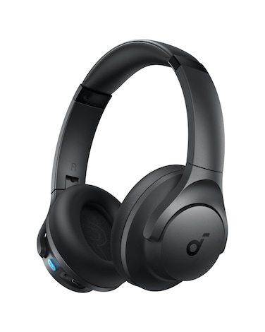 Soundcore Q11i Wireless Over-Ear Bluetooth Headphones by Anker, Deep Bass, 60H Playtime, Hi-Res Audio, Detachable Ear Cushions, Multipoint Connection