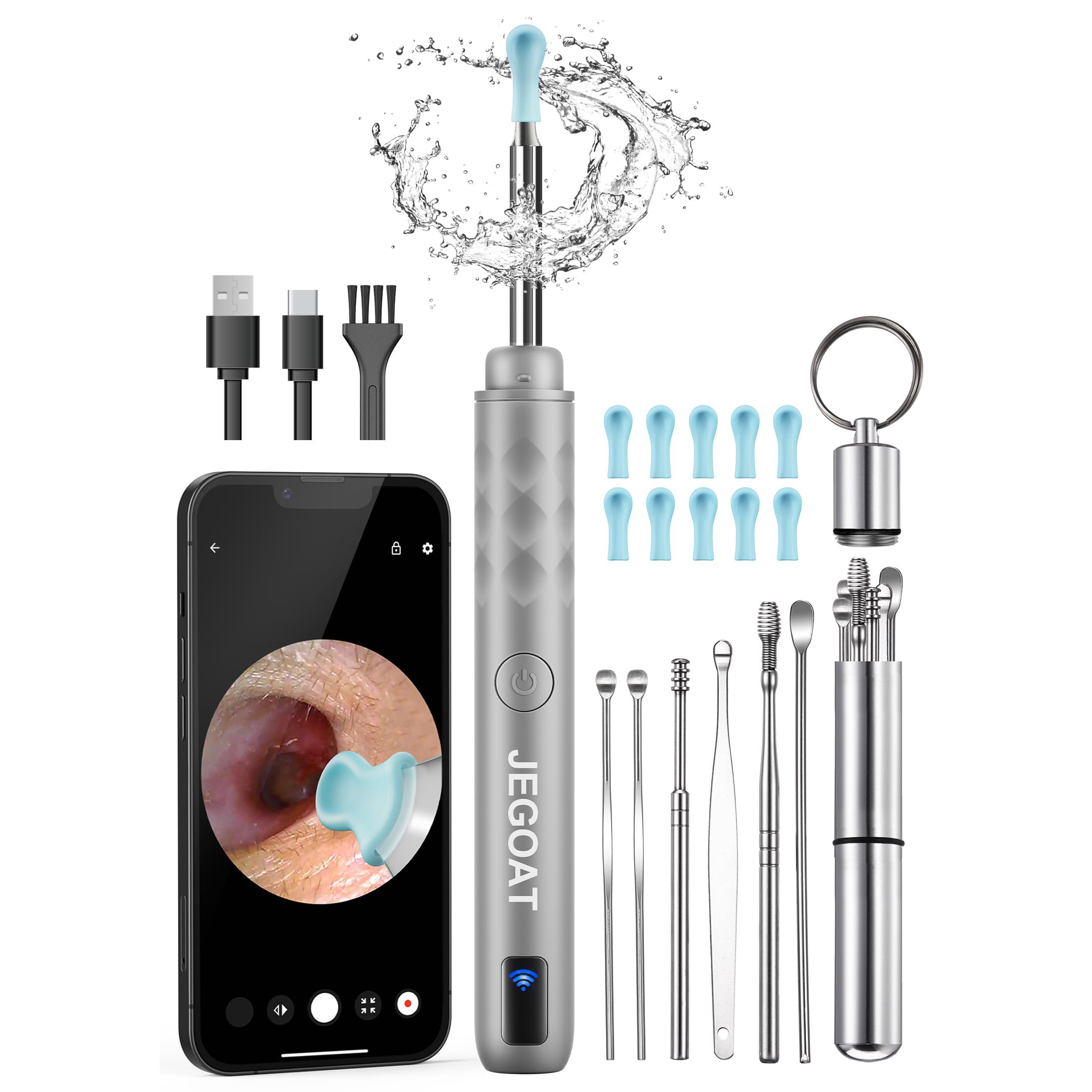 jegoat Jegoat Ear Wax Removal Tool Camera